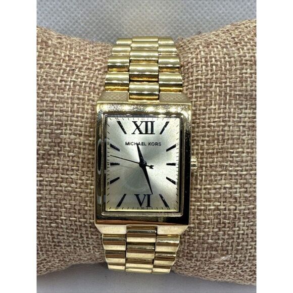 Michael Kors Nash MK3286 Unisex Gold Stainless Steel Analog Dial Watch JNA870 main image 10